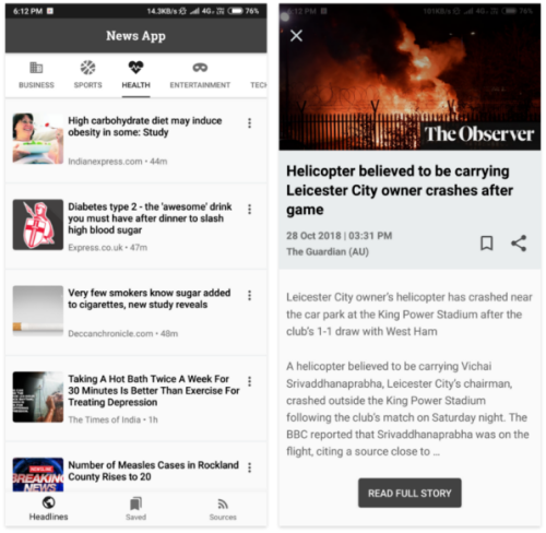 News App project image
